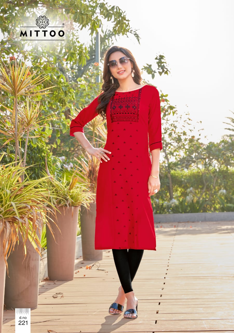 Mittoo Presents  Payal Vol 13 Casual Wear Kurti Collection