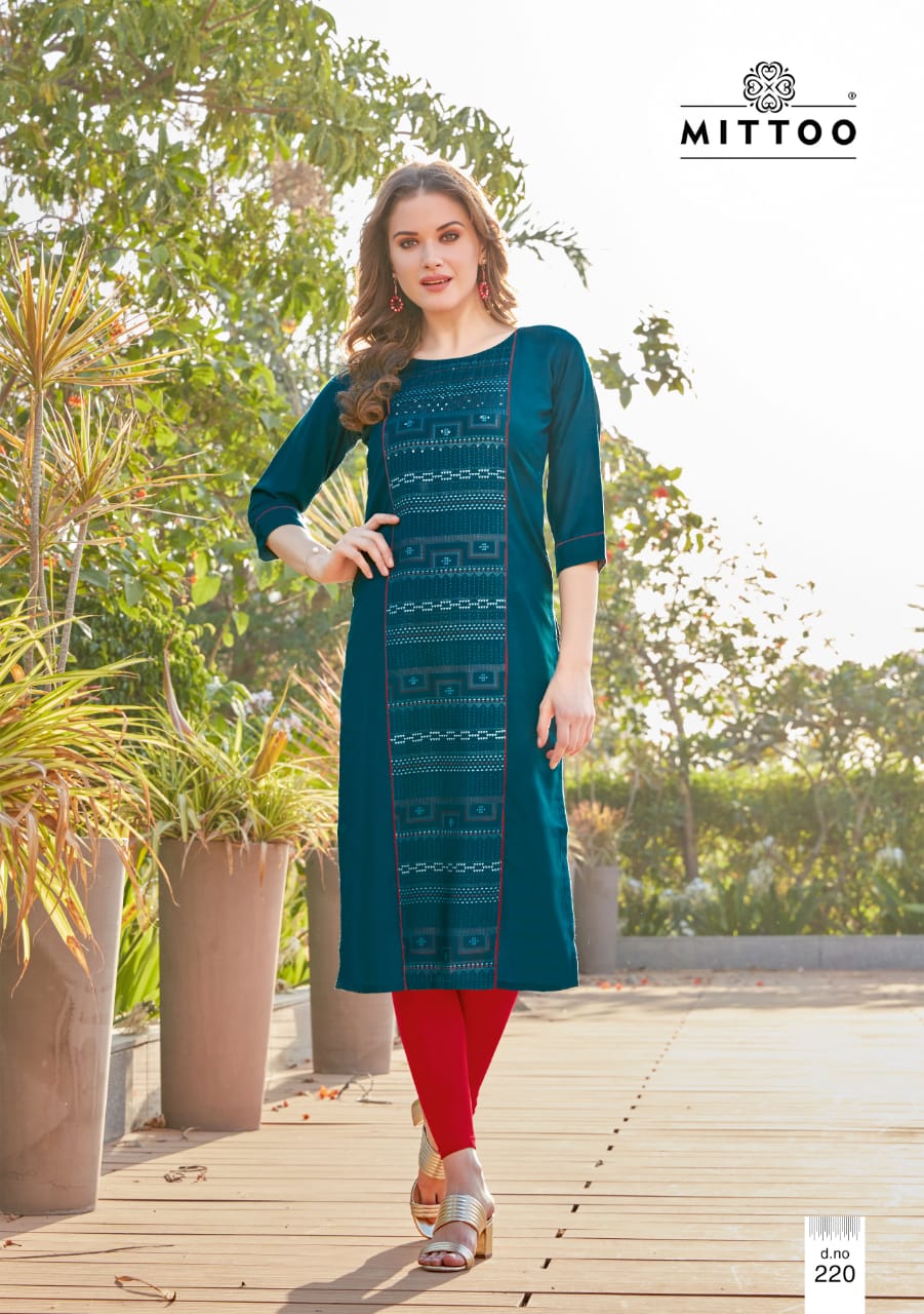 Mittoo Presents  Payal Vol 13 Casual Wear Kurti Collection
