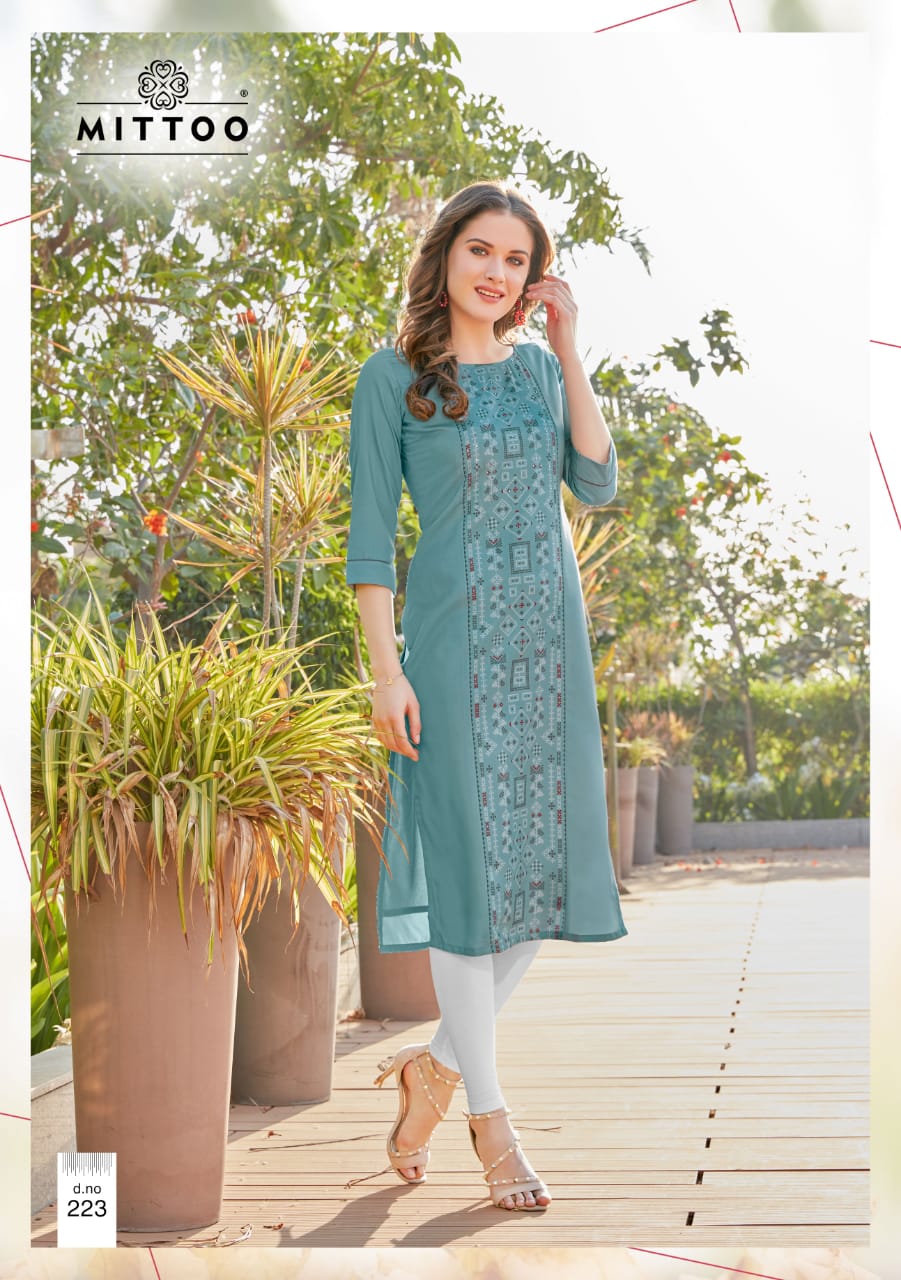 Mittoo Presents  Payal Vol 13 Casual Wear Kurti Collection