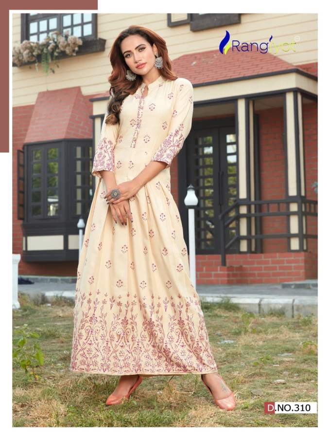 Rangjyot Presents Shehnaaz Vol 3 Printed Kurti Collection