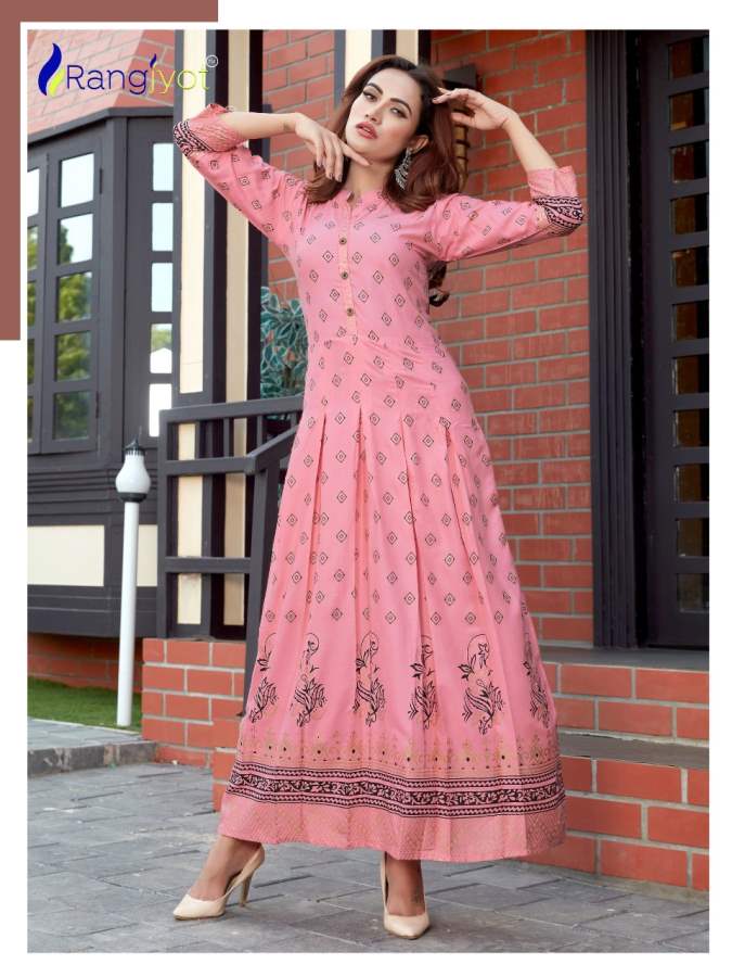 Rangjyot Presents Shehnaaz Vol 3 Printed Kurti Collection