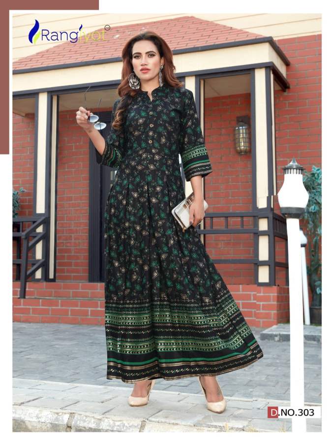 Rangjyot Presents Shehnaaz Vol 3 Printed Kurti Collection