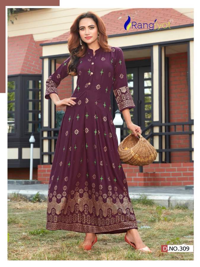 Rangjyot Presents Shehnaaz Vol 3 Printed Kurti Collection