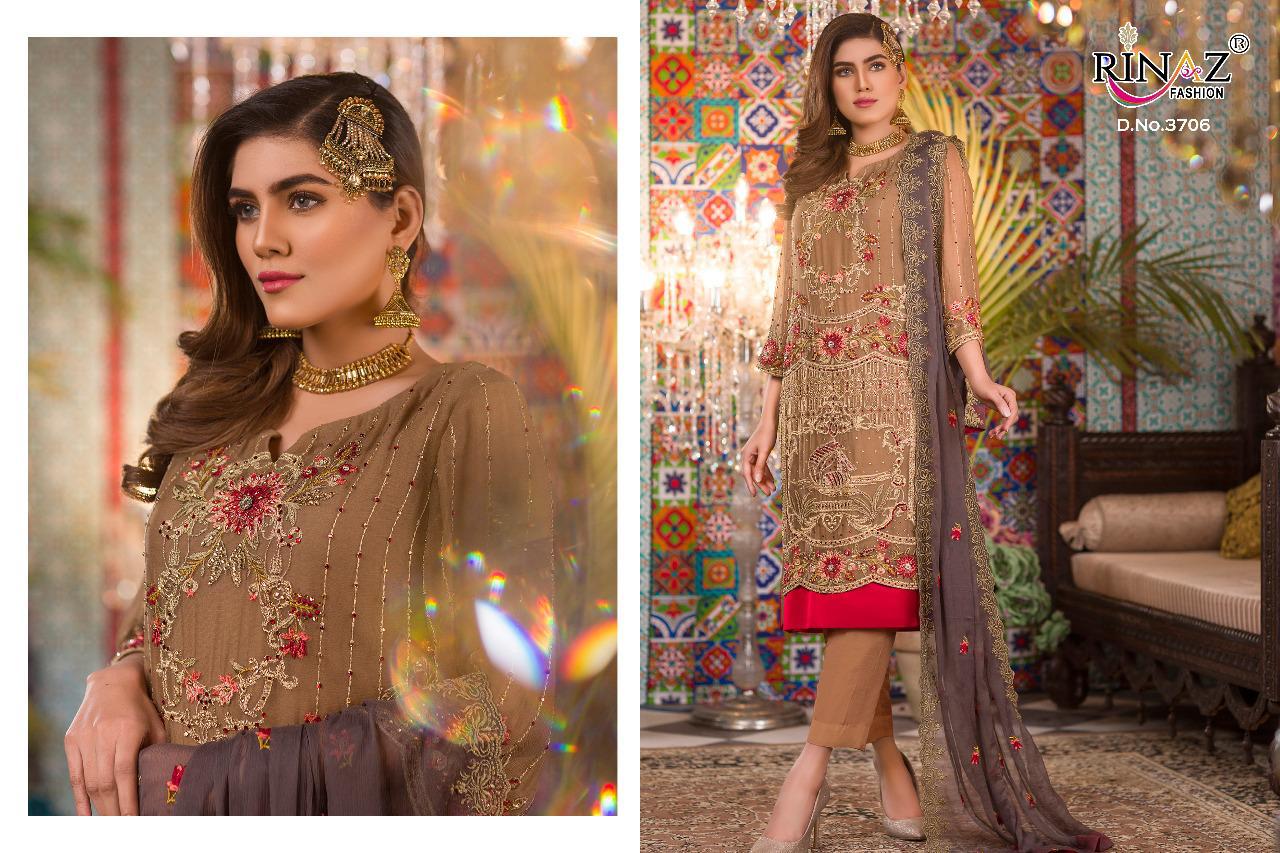 Rinaz Presents  Zabaish Mahnoor  Pakistani Suits Collection