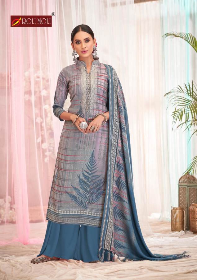 Roli Moli Presents  Silky Vol 5 Designer Dress Material