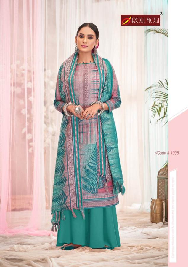 Roli Moli Presents  Silky Vol 5 Designer Dress Material