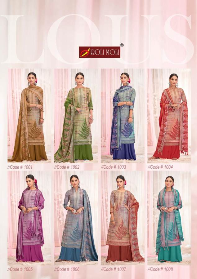 Roli Moli Presents  Silky Vol 5 Designer Dress Material
