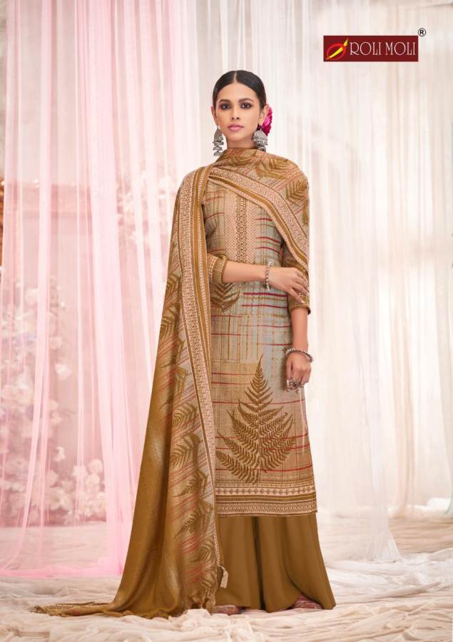 Roli Moli Presents  Silky Vol 5 Designer Dress Material