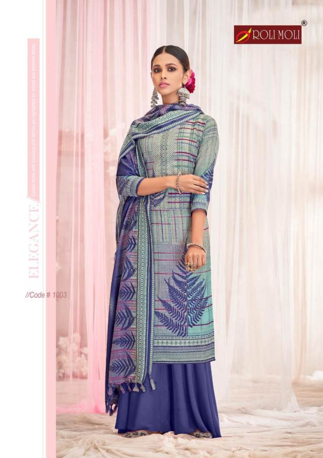 Roli Moli Presents  Silky Vol 5 Designer Dress Material