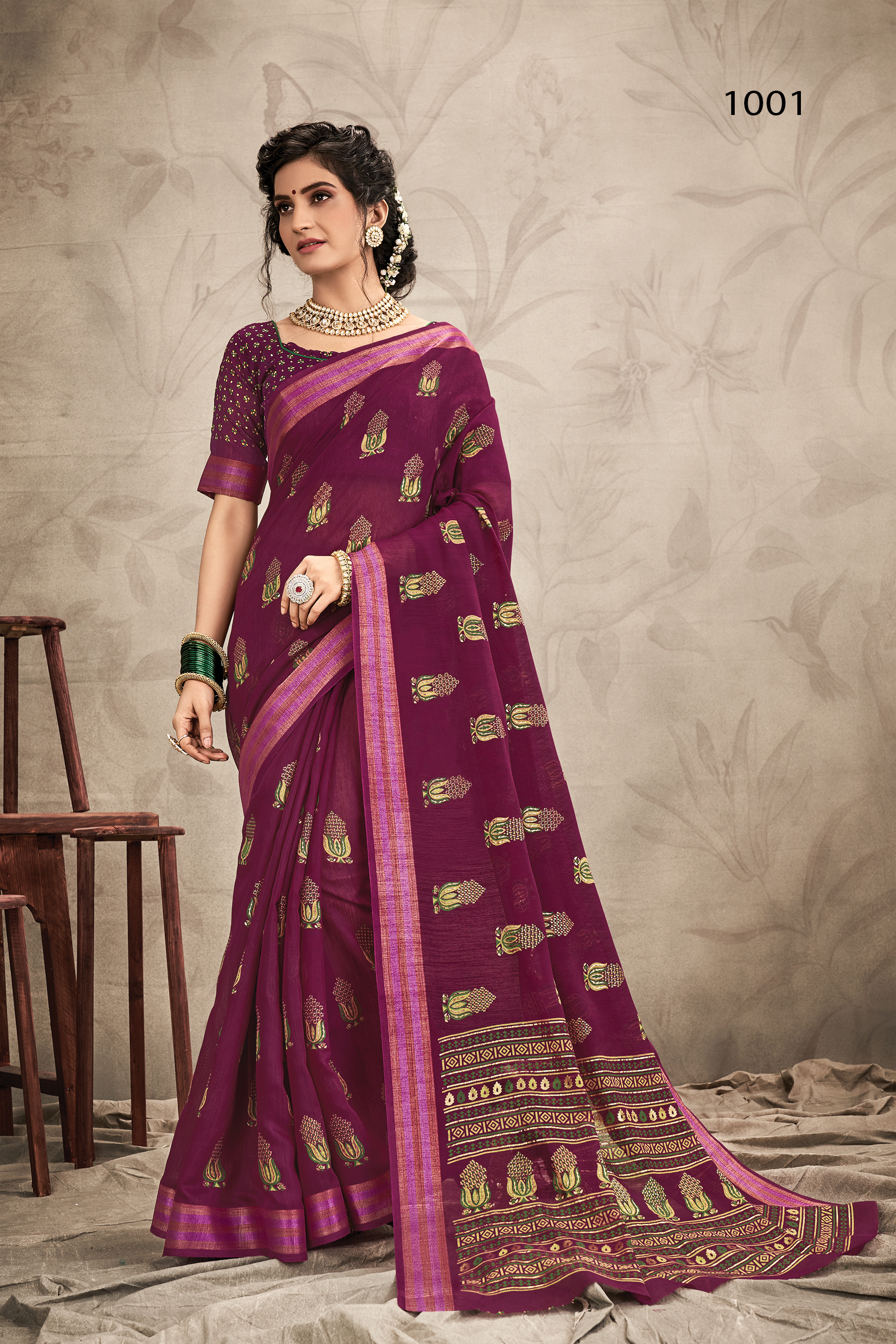 Sangam Presents Resham Dori  Designer Sarees