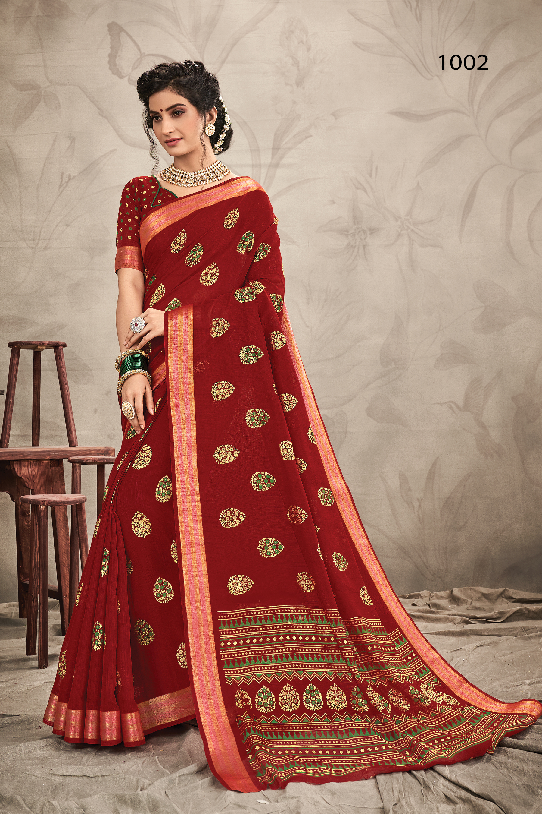 Sangam Presents Resham Dori  Designer Sarees