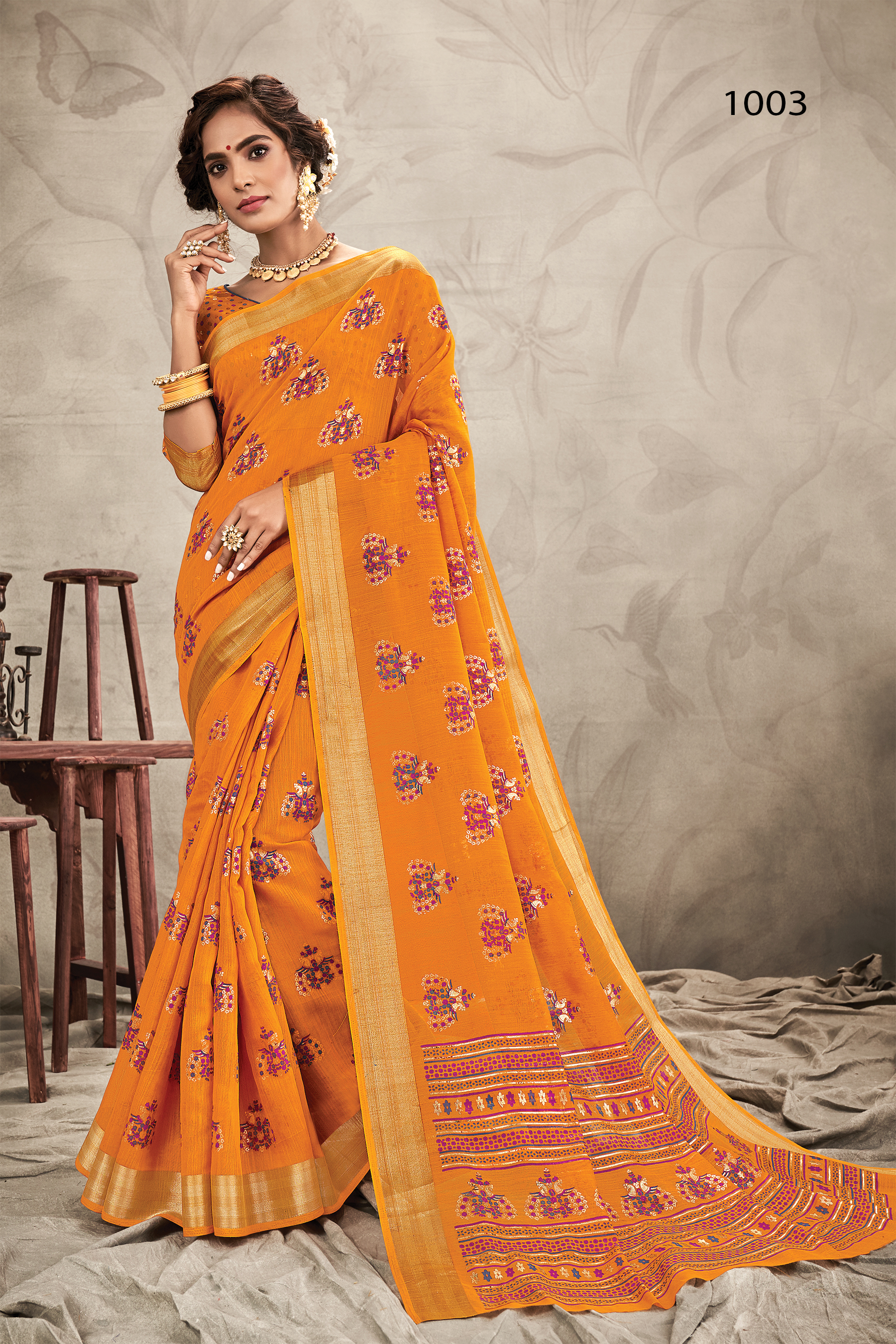 Sangam Presents Resham Dori  Designer Sarees