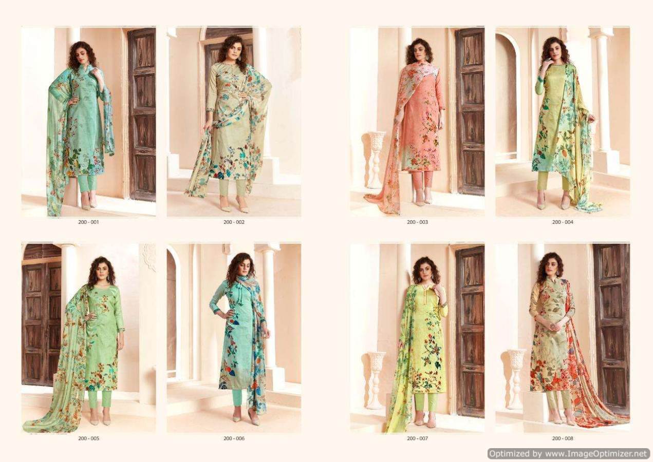 Sargam Orin Pure Pashmina Designer Dress Material