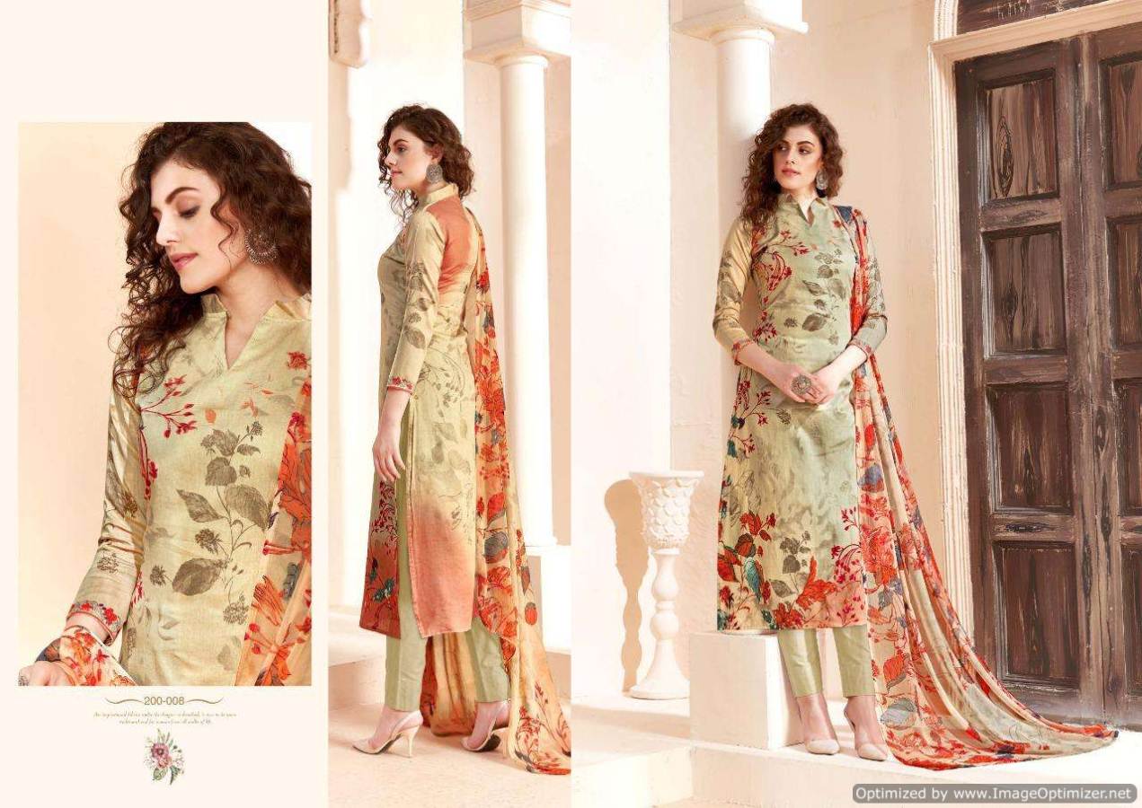 Sargam Orin Pure Pashmina Designer Dress Material