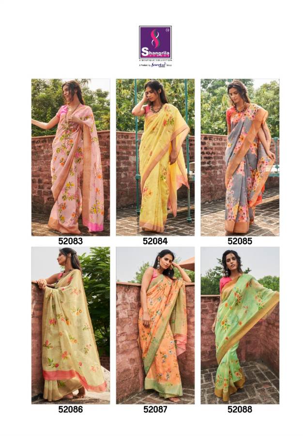 Shangrila Presents  Mysore Cotton  Designer Sarees Collection