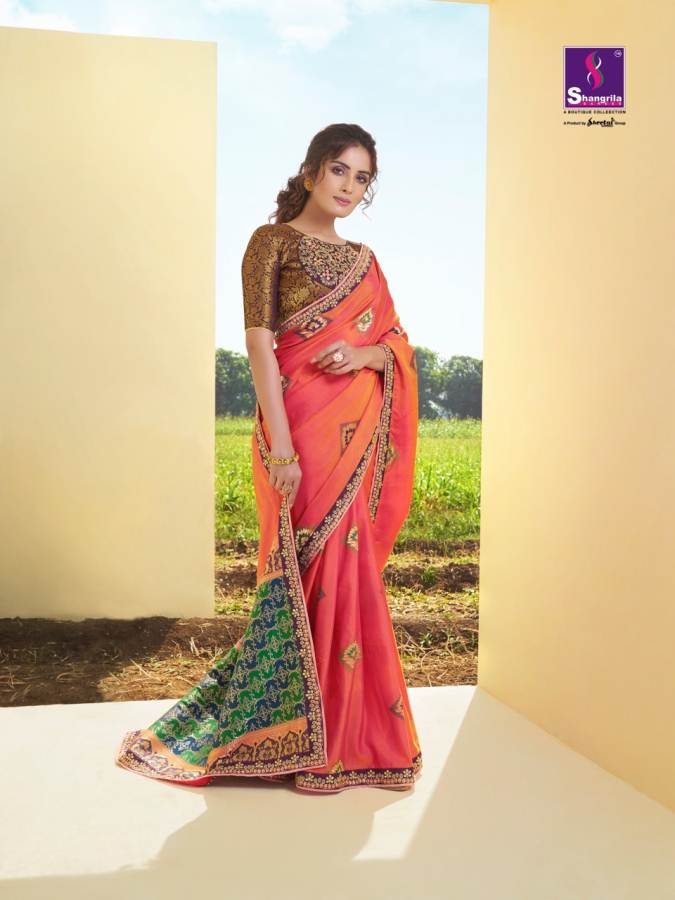 Shangrila  Presents Damyanti  Silk Designer Saree Collection