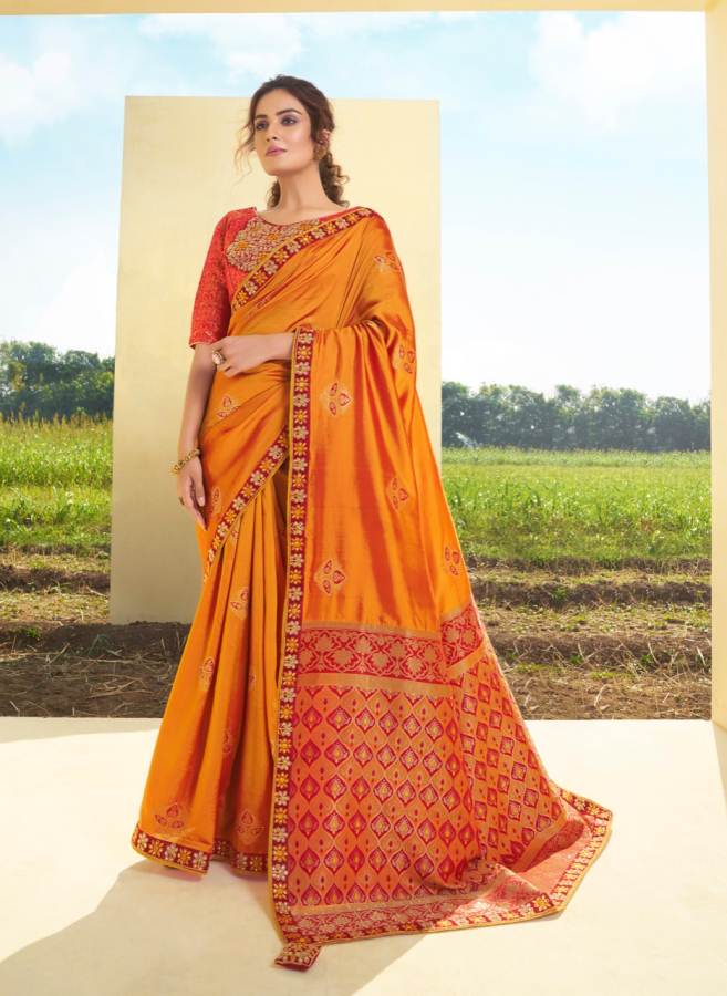 Shangrila  Presents Damyanti  Silk Designer Saree Collection
