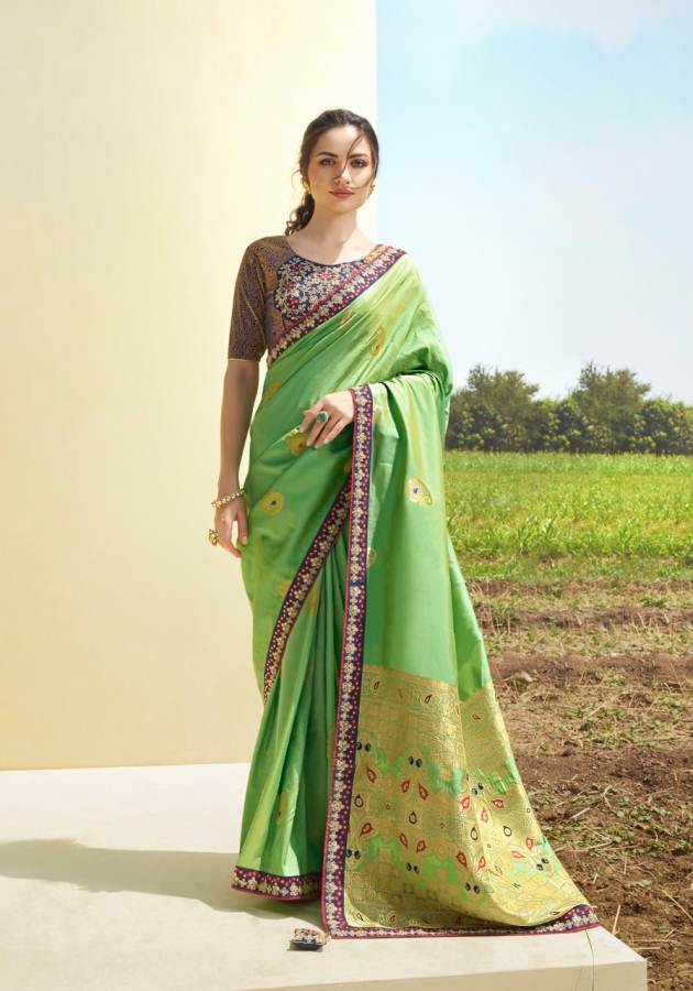 Shangrila  Presents Damyanti  Silk Designer Saree Collection