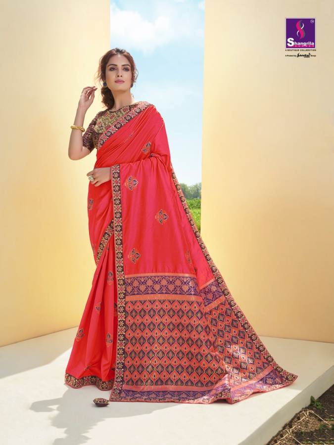 Shangrila  Presents Damyanti  Silk Designer Saree Collection