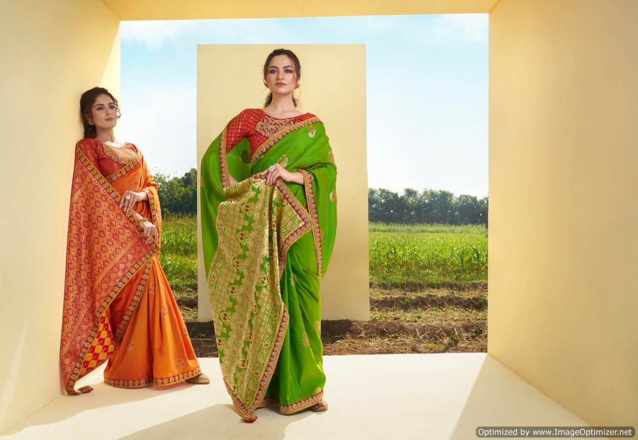 Shangrila  Presents Damyanti  Silk Designer Saree Collection