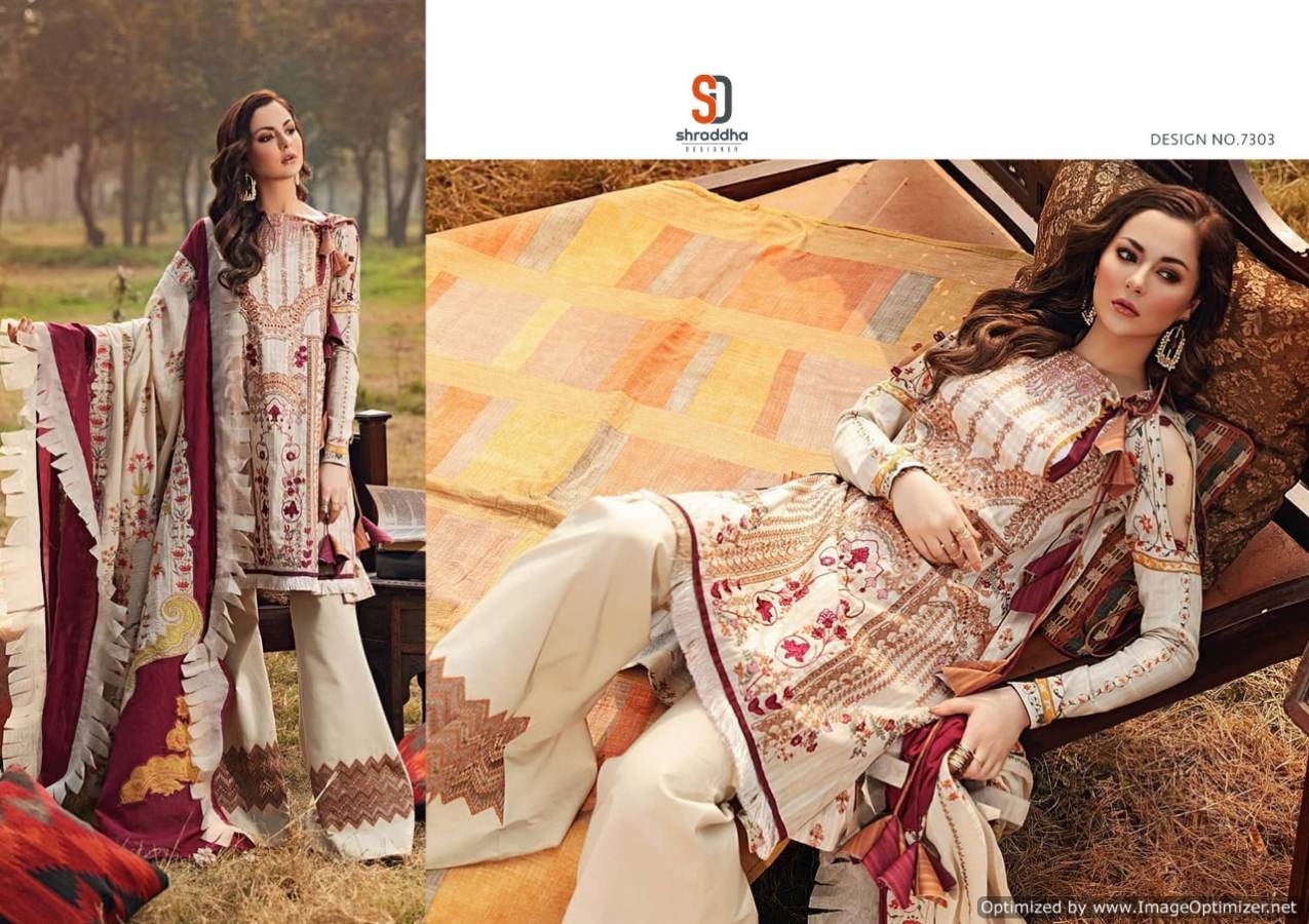 Shraddha Presents Charizma Vol 3 Designer Pakistani Suits Collection.