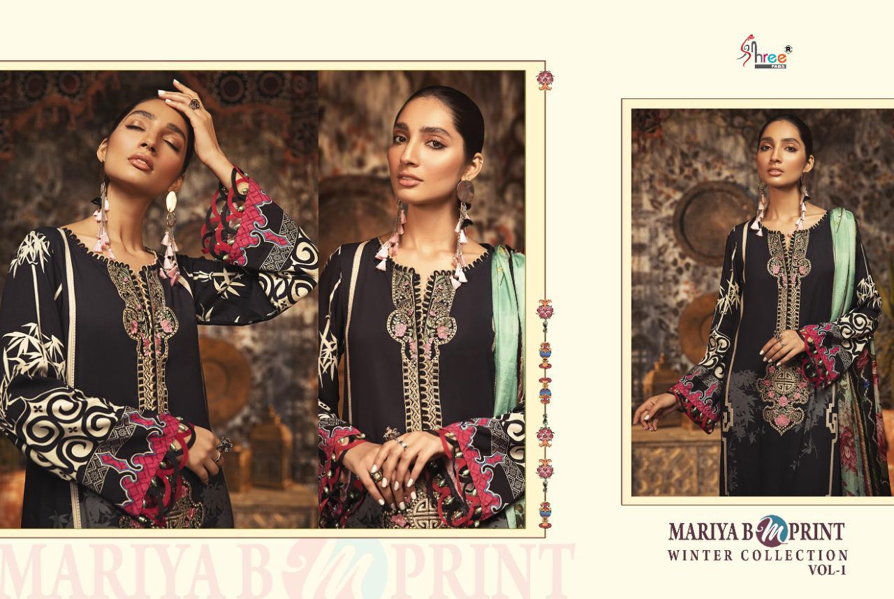 Shree  Presents Mariyab M Print Winter Collection Vol 1 Pakistani Salwar Suits