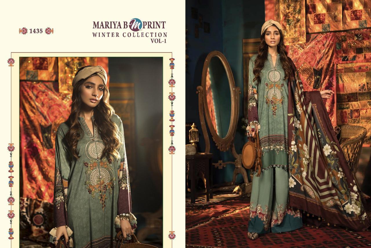 Shree  Presents Mariyab M Print Winter Collection Vol 1 Pakistani Salwar Suits