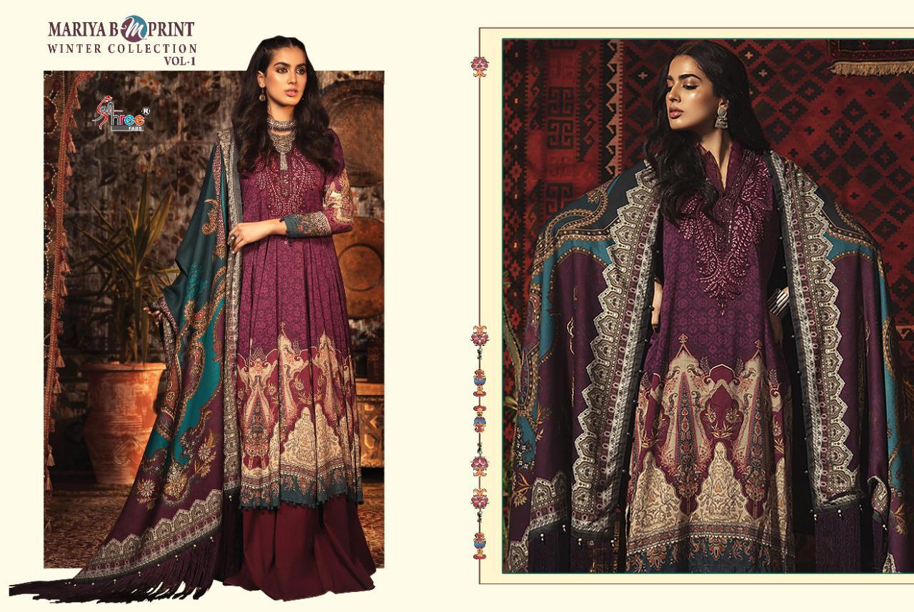 Shree  Presents Mariyab M Print Winter Collection Vol 1 Pakistani Salwar Suits