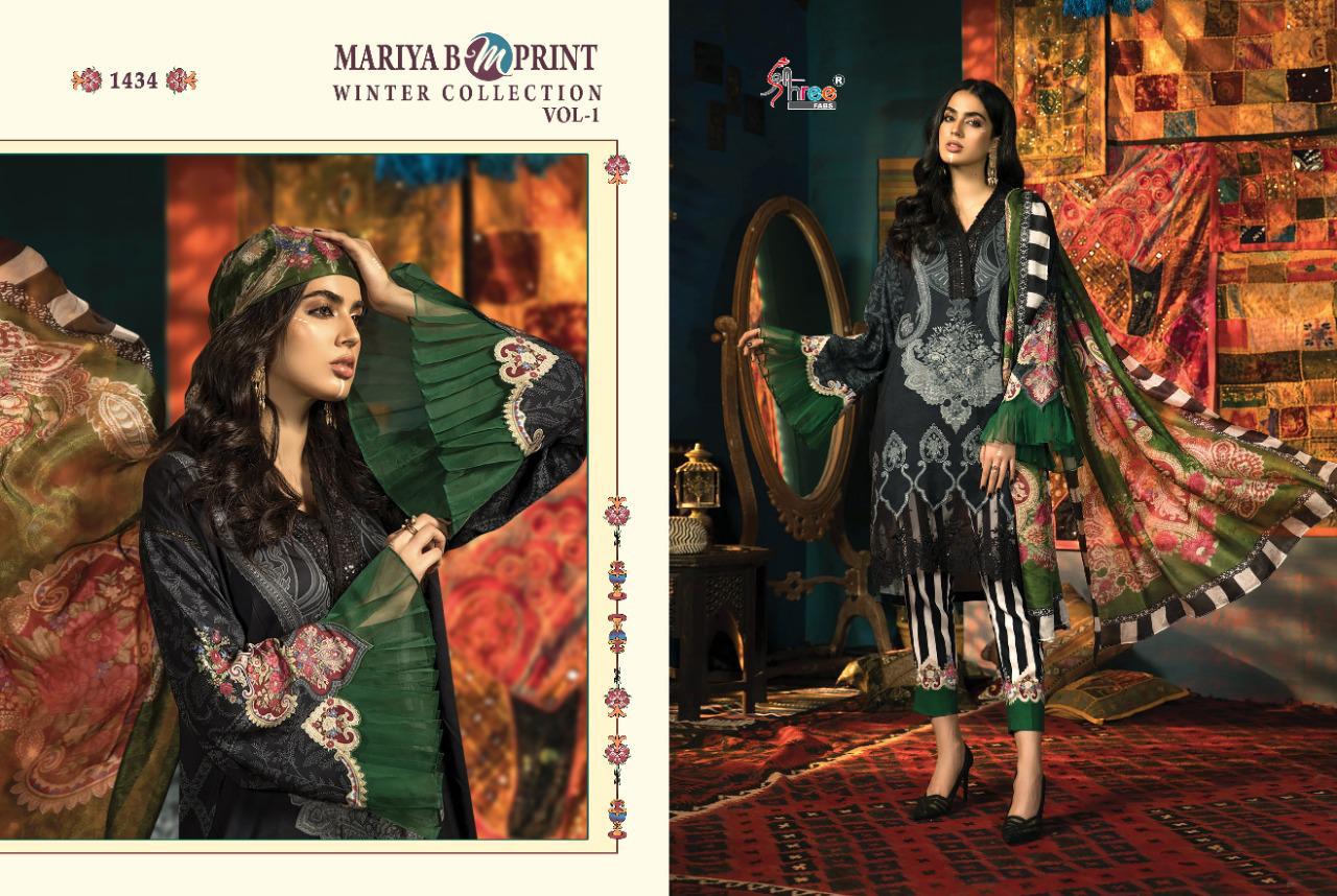 Shree  Presents Mariyab M Print Winter Collection Vol 1 Pakistani Salwar Suits