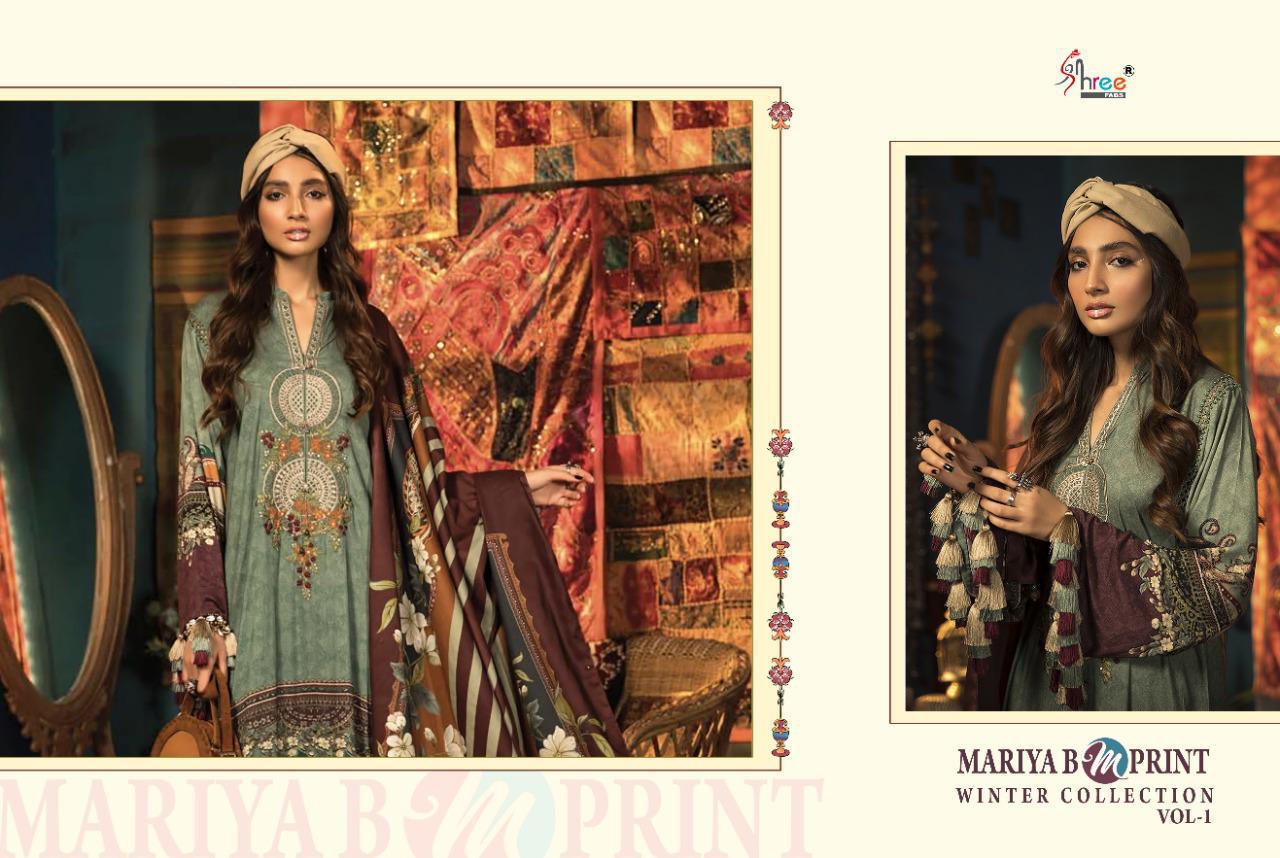Shree  Presents Mariyab M Print Winter Collection Vol 1 Pakistani Salwar Suits