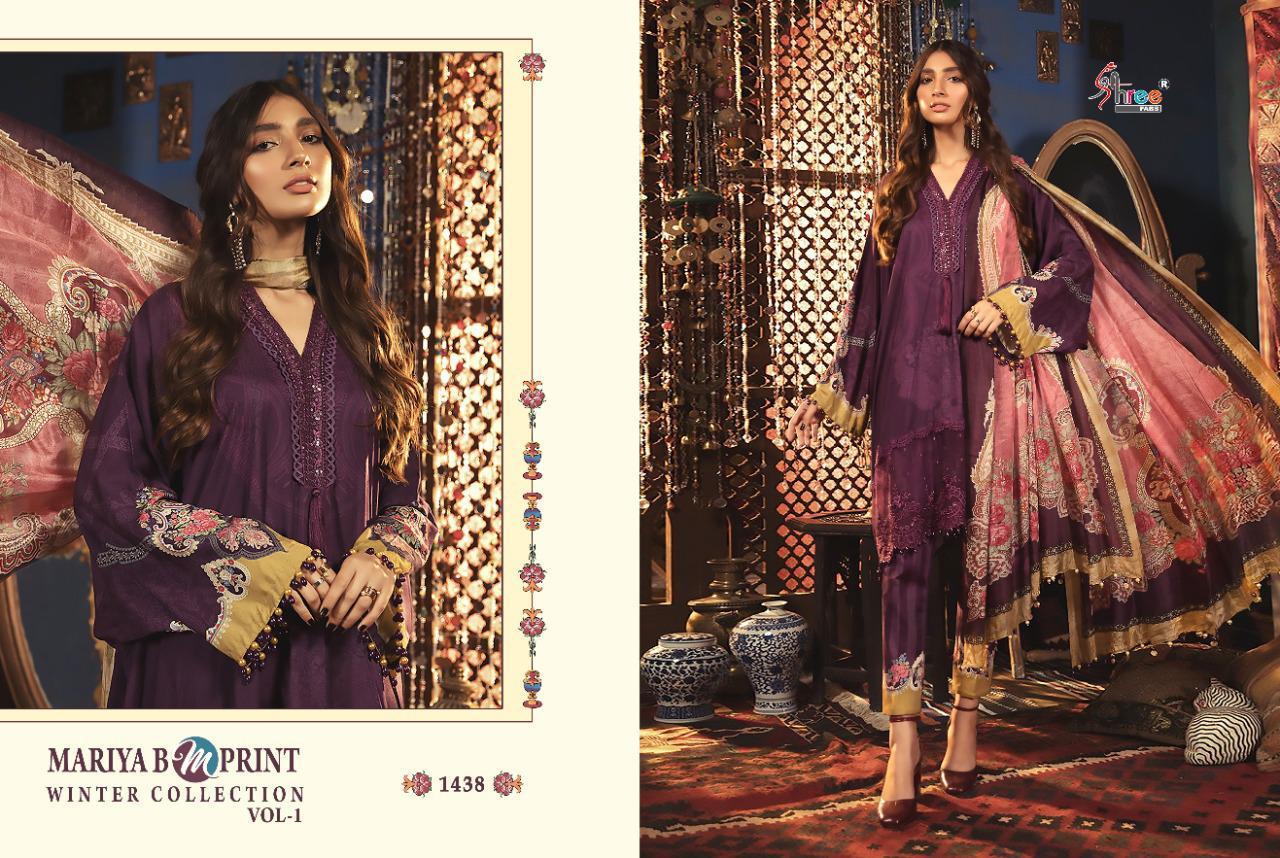Shree  Presents Mariyab M Print Winter Collection Vol 1 Pakistani Salwar Suits