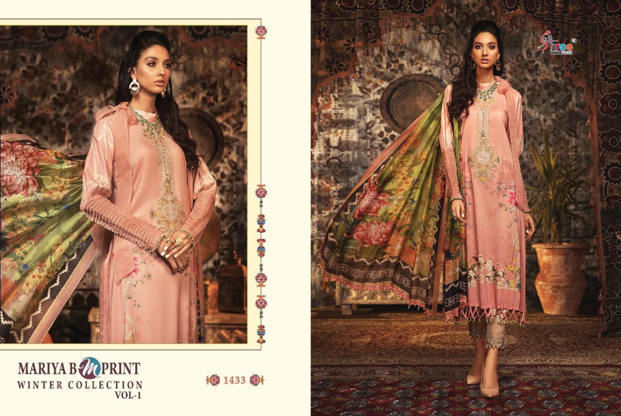 Shree  Presents Mariyab M Print Winter Collection Vol 1 Pakistani Salwar Suits