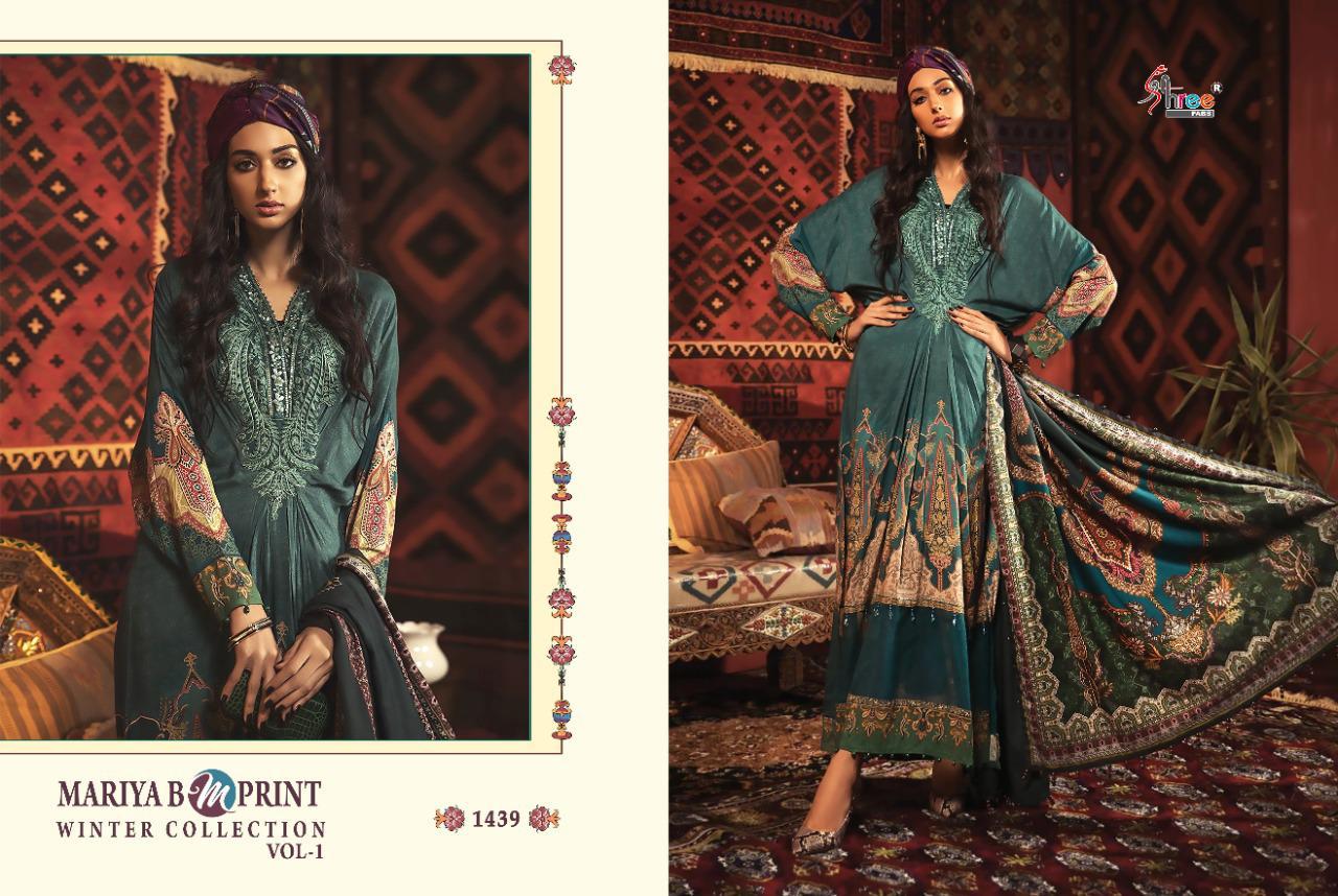 Shree  Presents Mariyab M Print Winter Collection Vol 1 Pakistani Salwar Suits