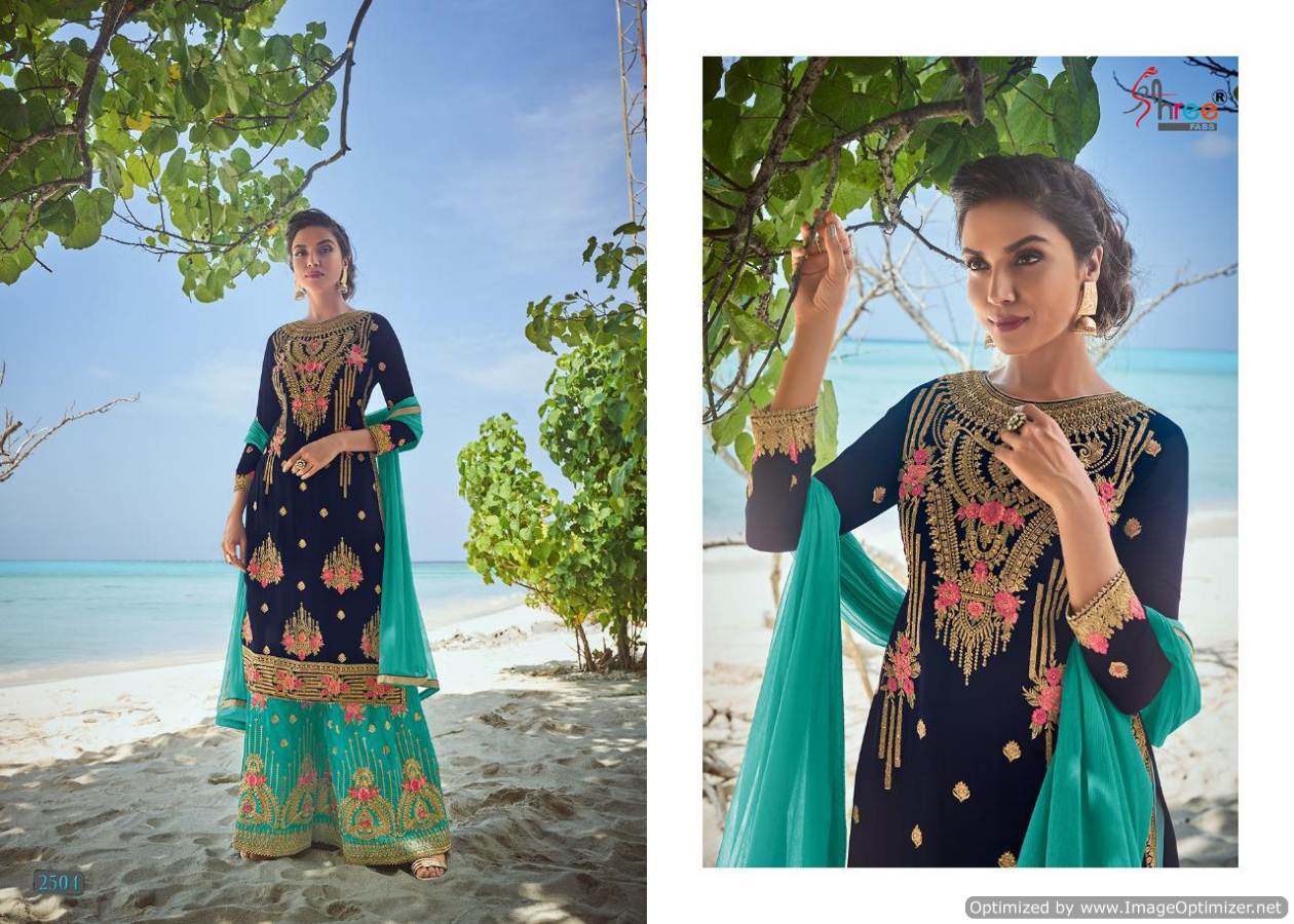 Shree  Presents Shagun  Embroidered Salwar Suits