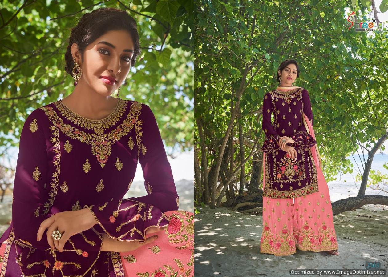 Shree  Presents Shagun  Embroidered Salwar Suits