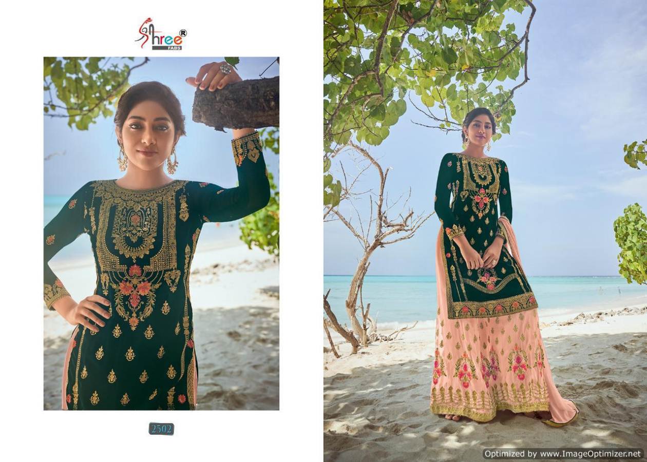 Shree  Presents Shagun  Embroidered Salwar Suits
