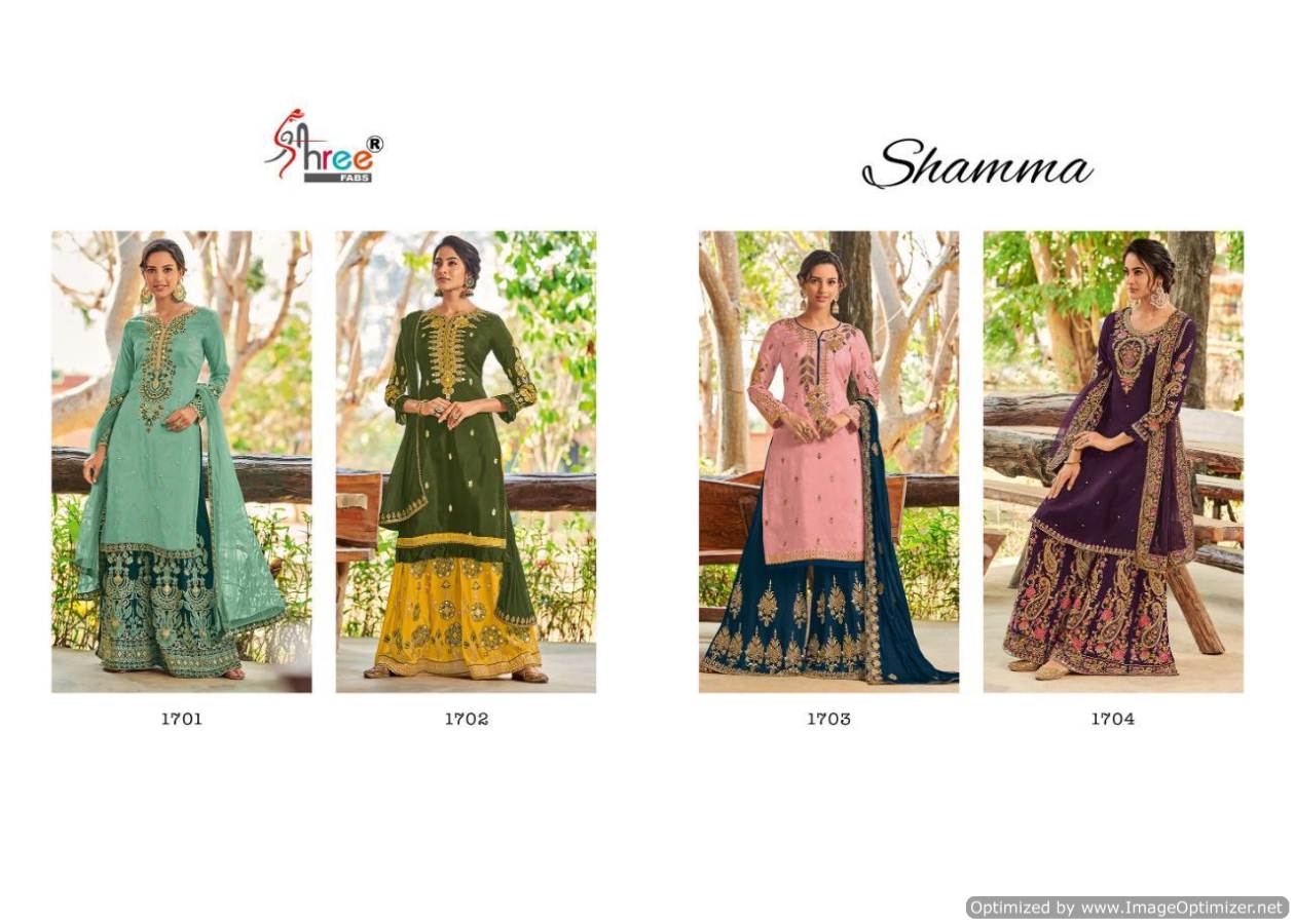 Shree Presents  Shamma  Designer Salwar Suits