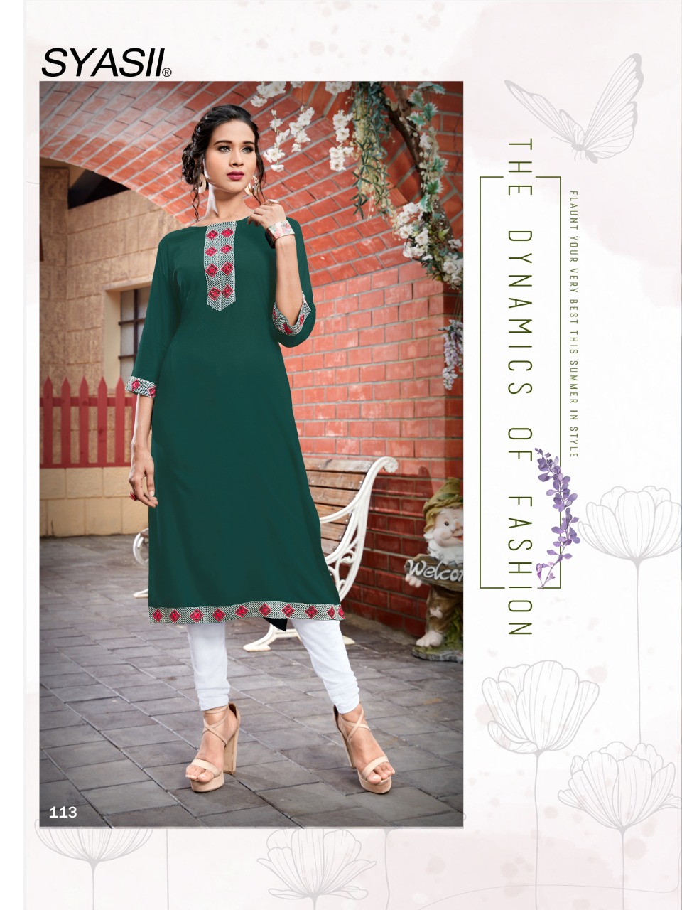 Syasii  Presents Maryam Casual Ware Kurti Collection