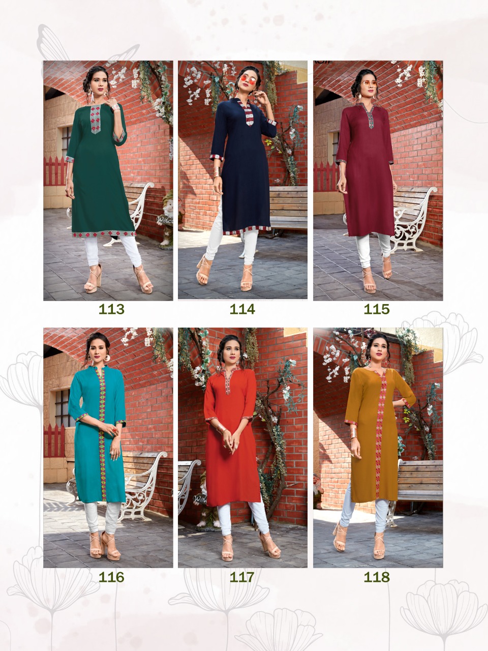 Syasii  Presents Maryam Casual Ware Kurti Collection