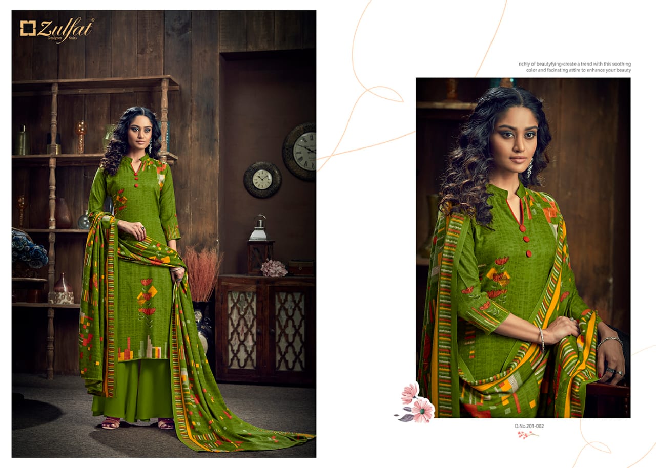 Zulfat Presents Winter Magic Designer Dress Material