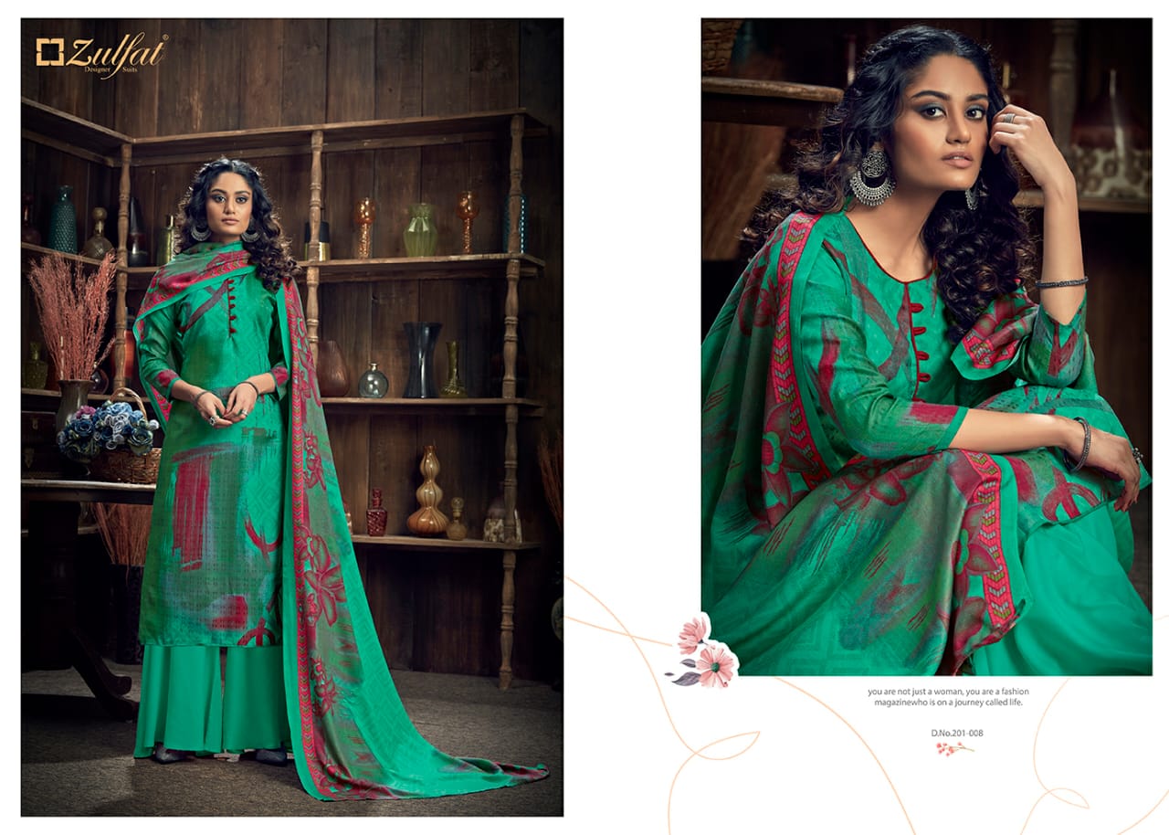 Zulfat Presents Winter Magic Designer Dress Material
