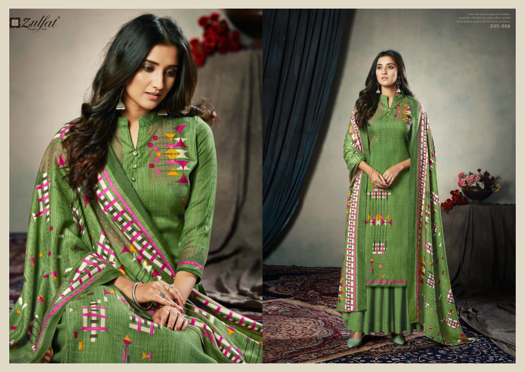 Zulfat Presents Winter Affair Designer Dress Material