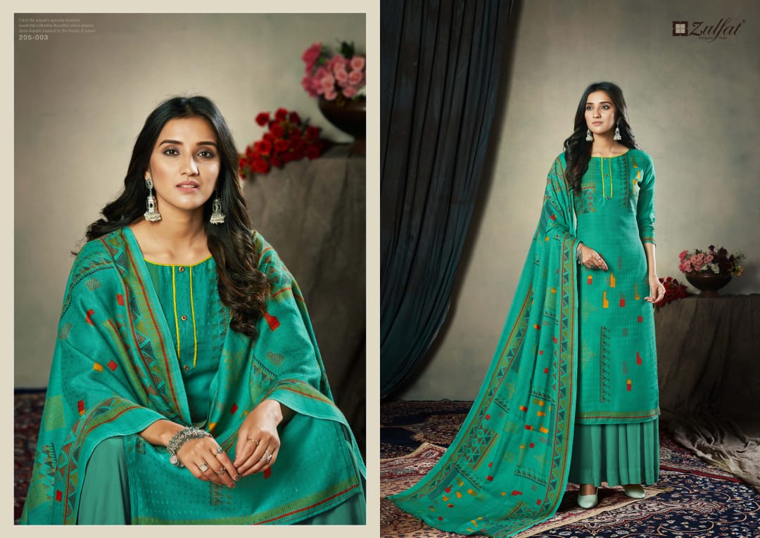 Zulfat Presents Winter Affair Designer Dress Material