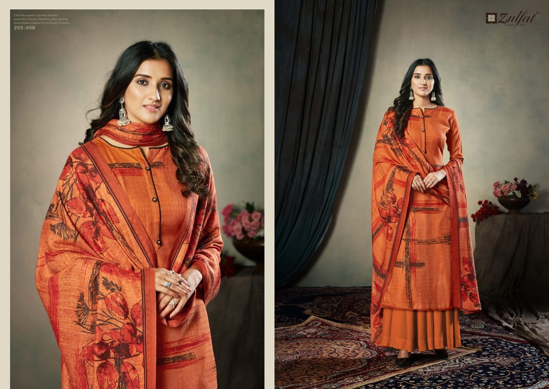 Zulfat Presents Winter Affair Designer Dress Material