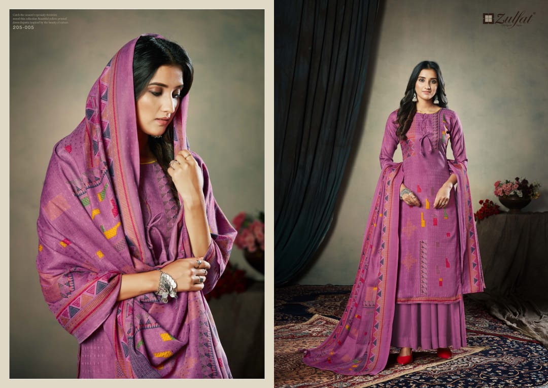 Zulfat Presents Winter Affair Designer Dress Material
