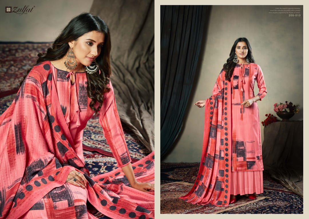 Zulfat Presents Winter Affair Designer Dress Material