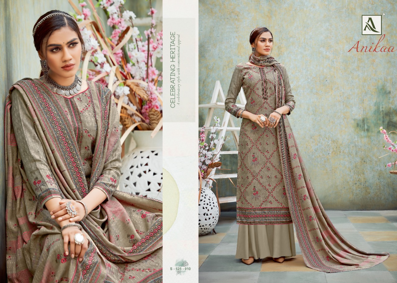Alok Presents Anikaa Designer Dress Material