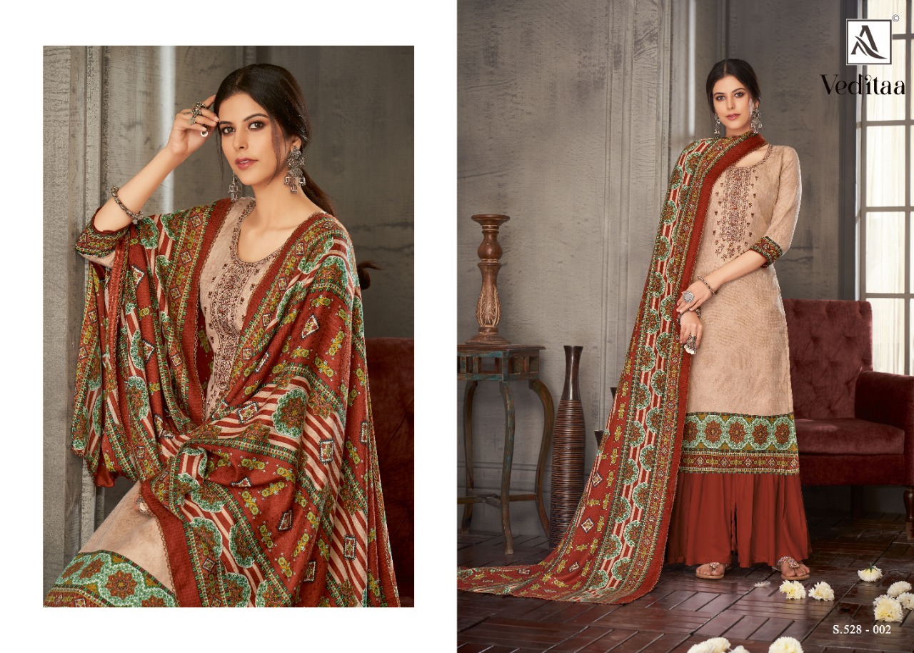 Alok Presents Veditaa Designer Dress Material