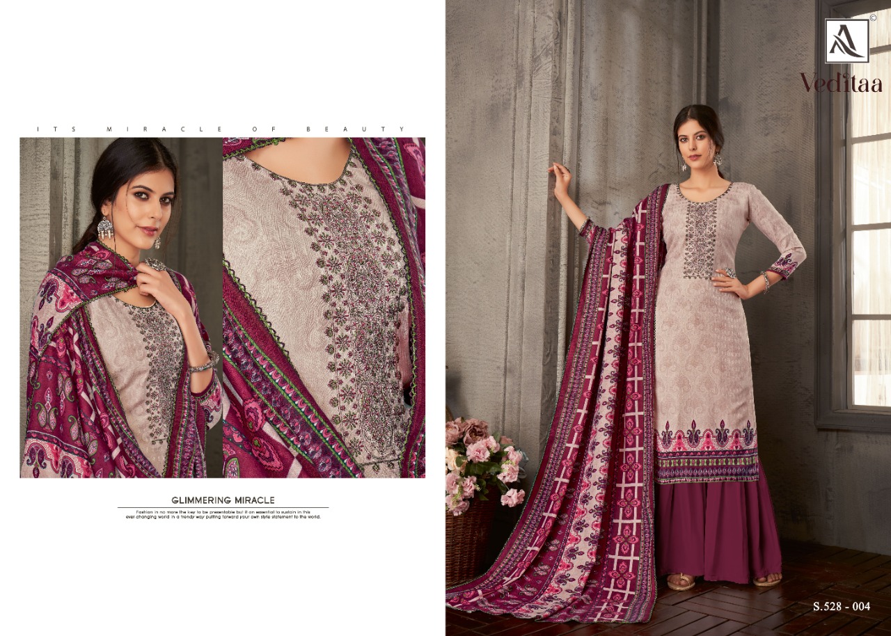 Alok Presents Veditaa Designer Dress Material