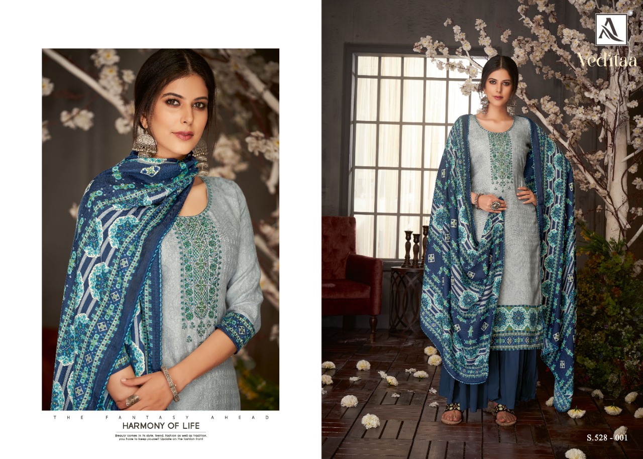 Alok Presents Veditaa Designer Dress Material